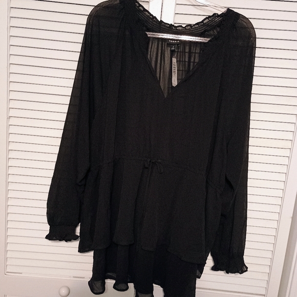 Plus size 4x peasant blouse - Picture 3 of 3